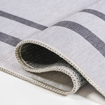 Sloane Classic 2-stripe Border Washable Area Rug